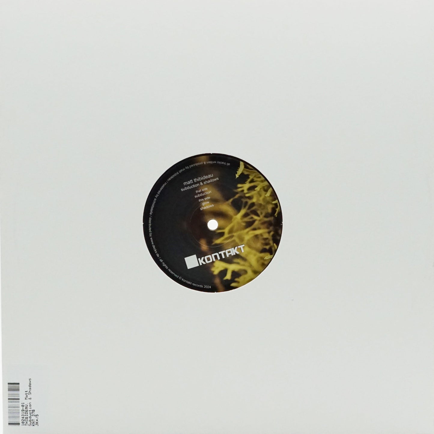 MATT THIBIDEAU – SUBDUCTION & SHADOWS