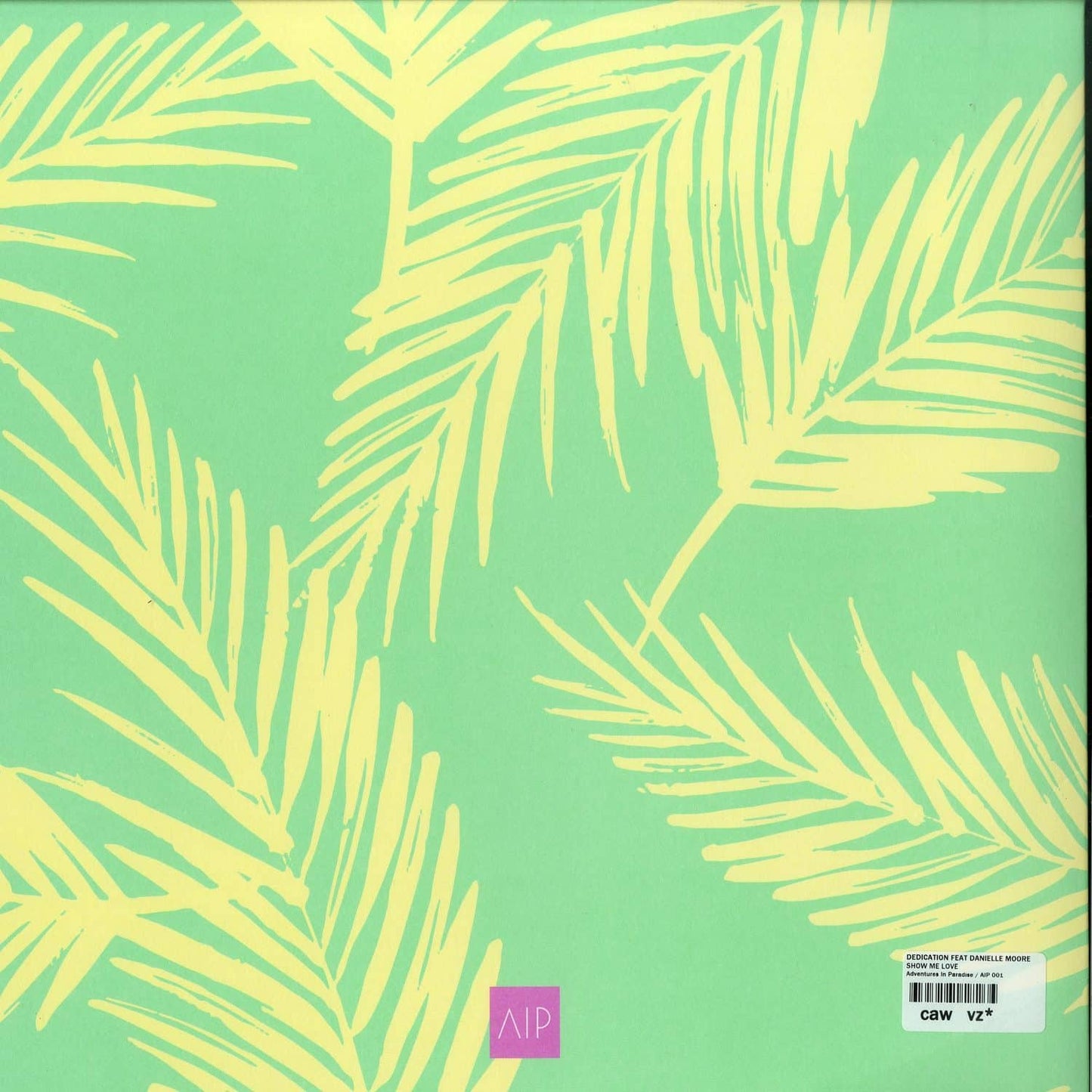 Decks vinyl record titled "Show Me Love" by Danielle Moore, showcasing the album cover with vibrant artwork and record details.