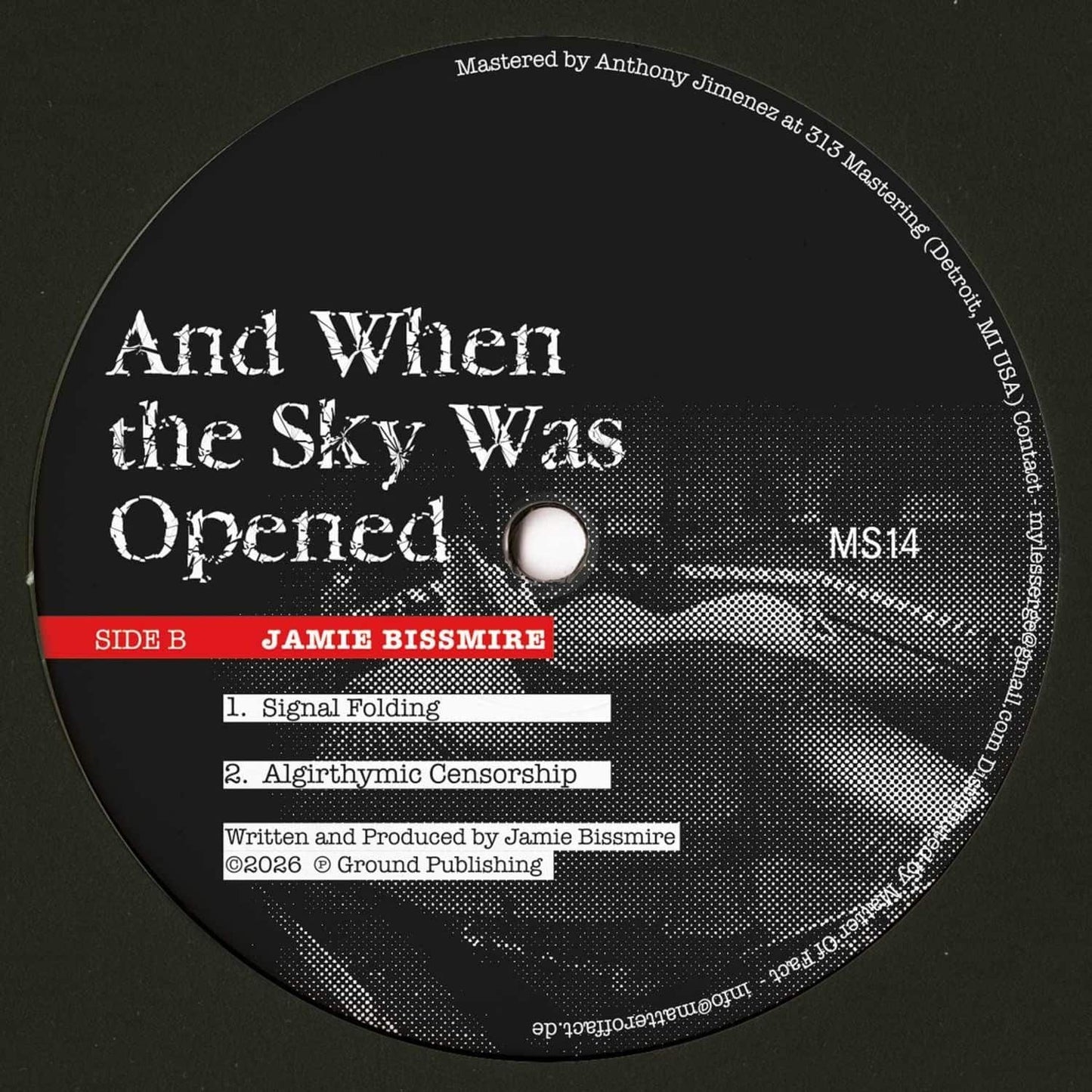 MYLES SERGÉ, JAMIE BISSMIRE – AND WHEN THE SKY WAS OPEN LP