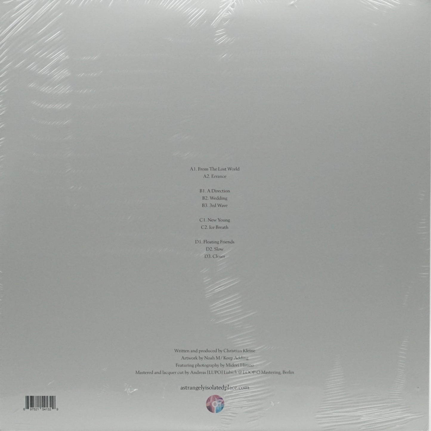 CHRISTIAN KLEIN – ELECTRONIC MUSIC FROM THE LOST WORLD: 1998-2001 (VOL.2)