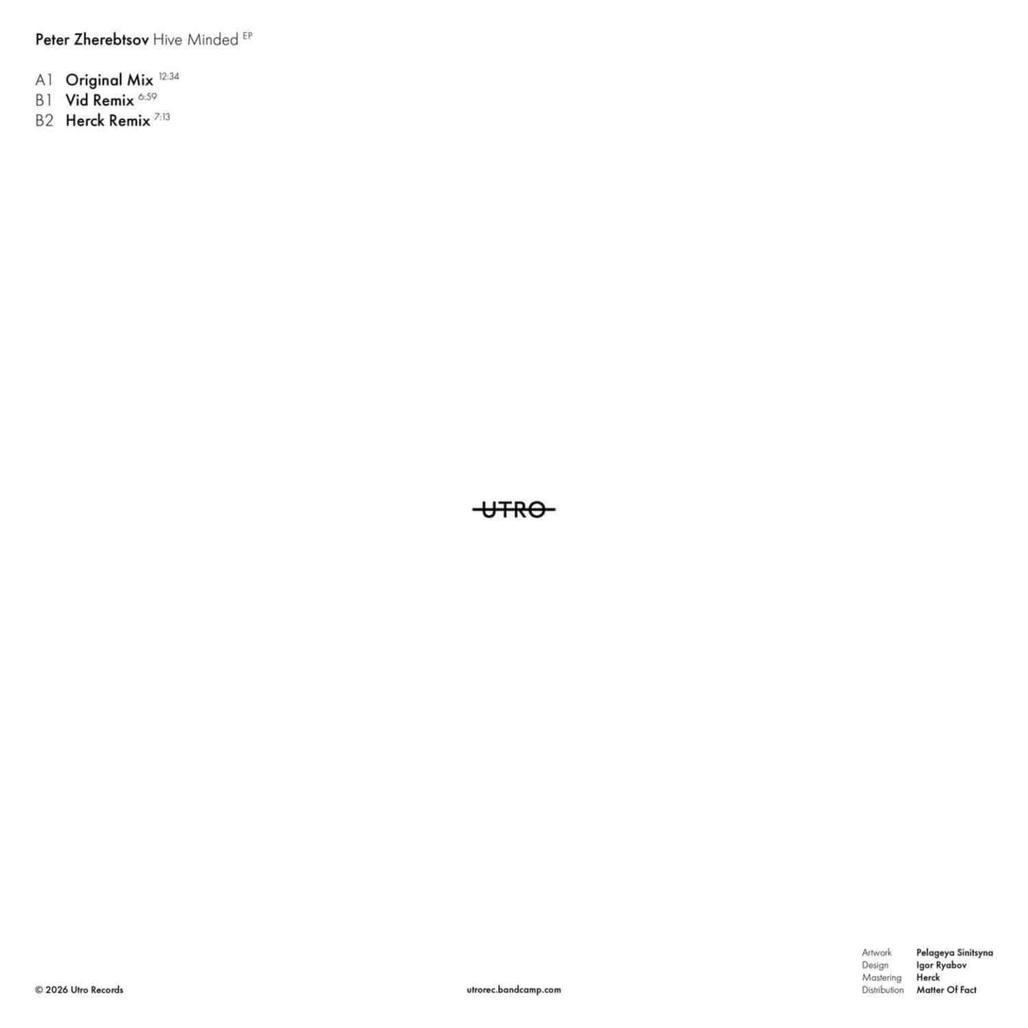 PETER ZHEREBTSOV, VID, HERCK – HIVE MINDED EP