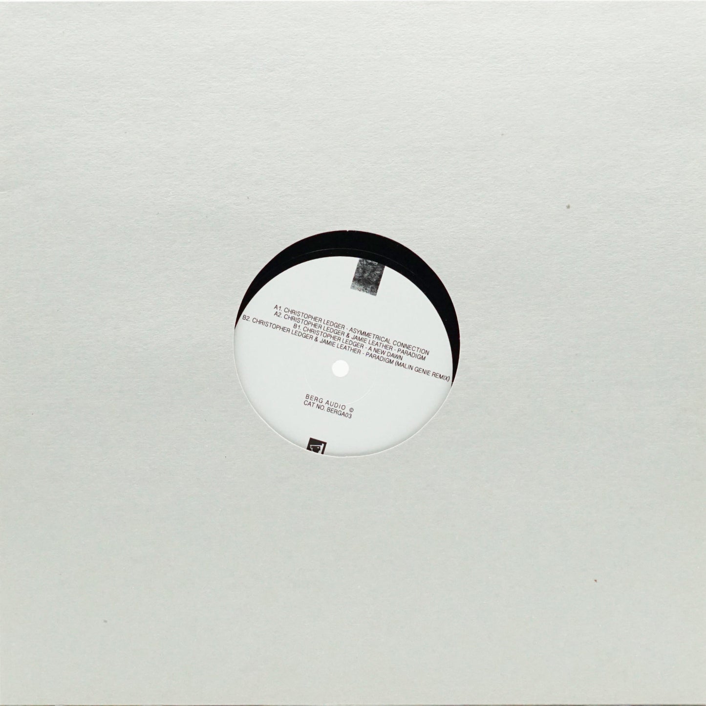 CHRISTOPHER LEDGER – ASYMMETRICAL CONNECTION