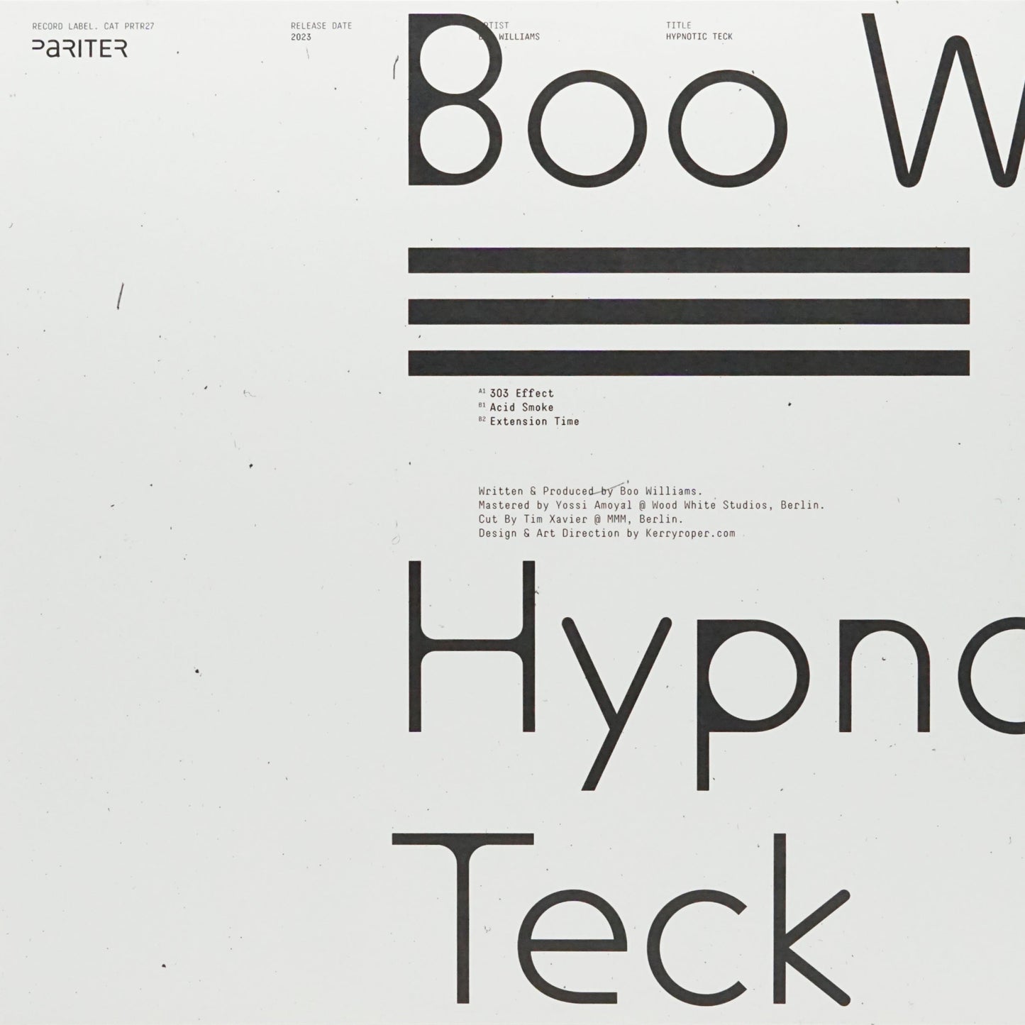 BOO WILLIAMS – HYPNOTIC TECK