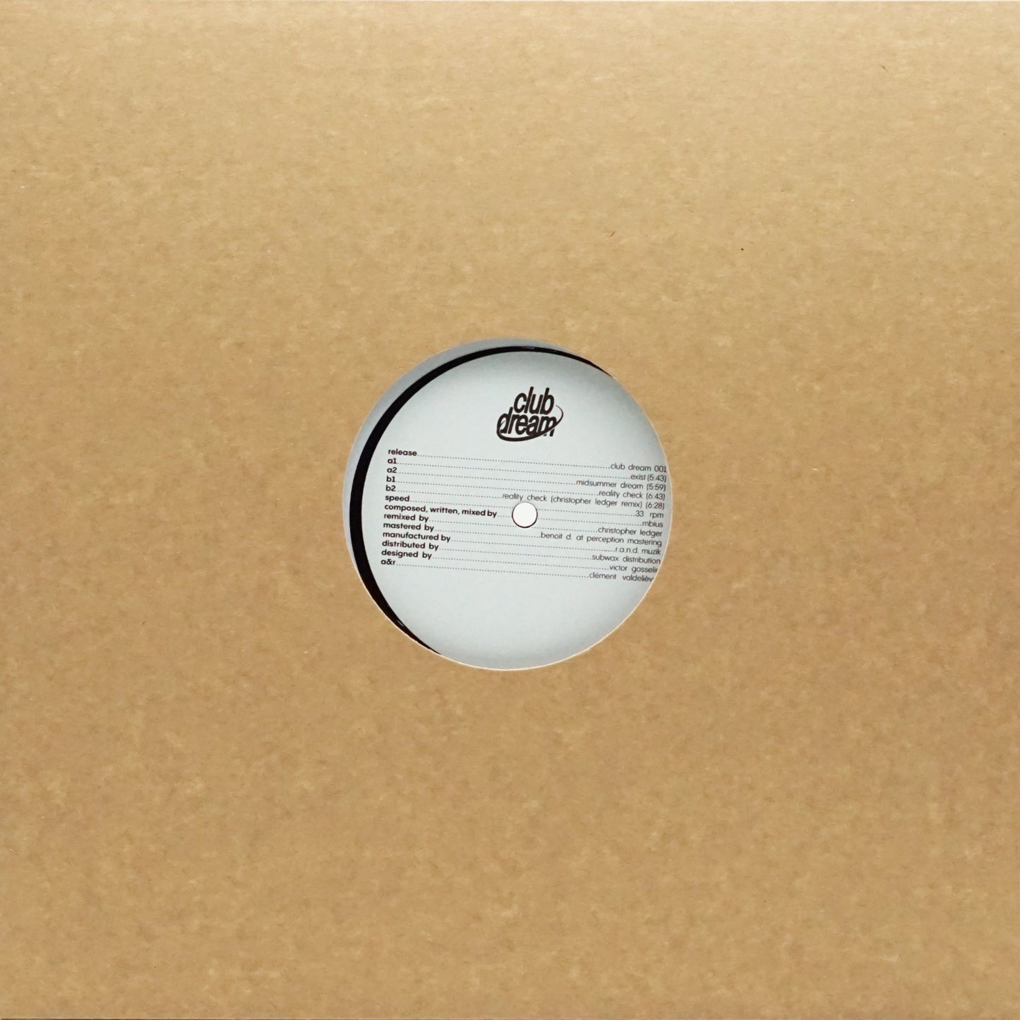 MBIUS – CLUB DREAM 001