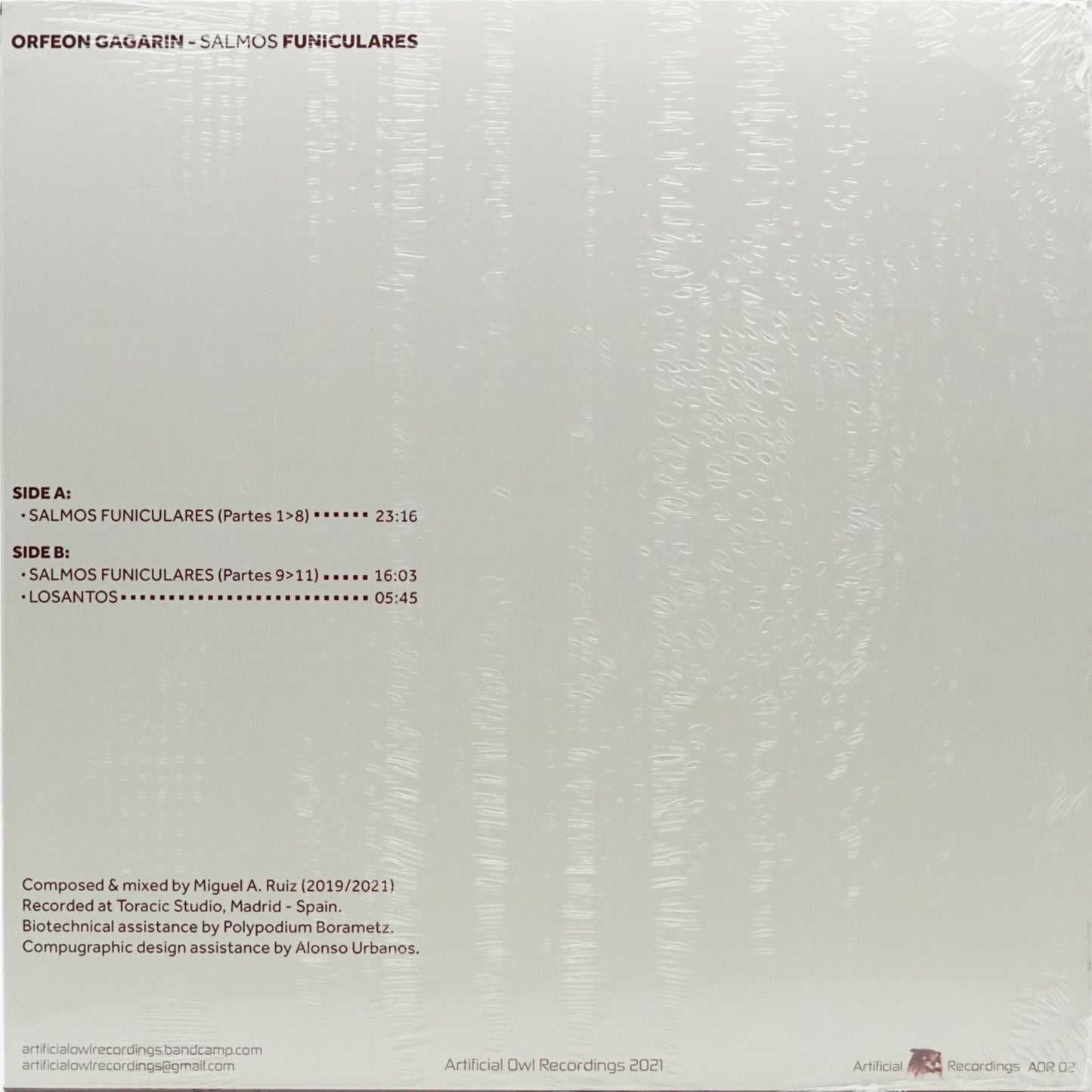 ORFÉON GAGARIN – SALMOS FUNICULARES