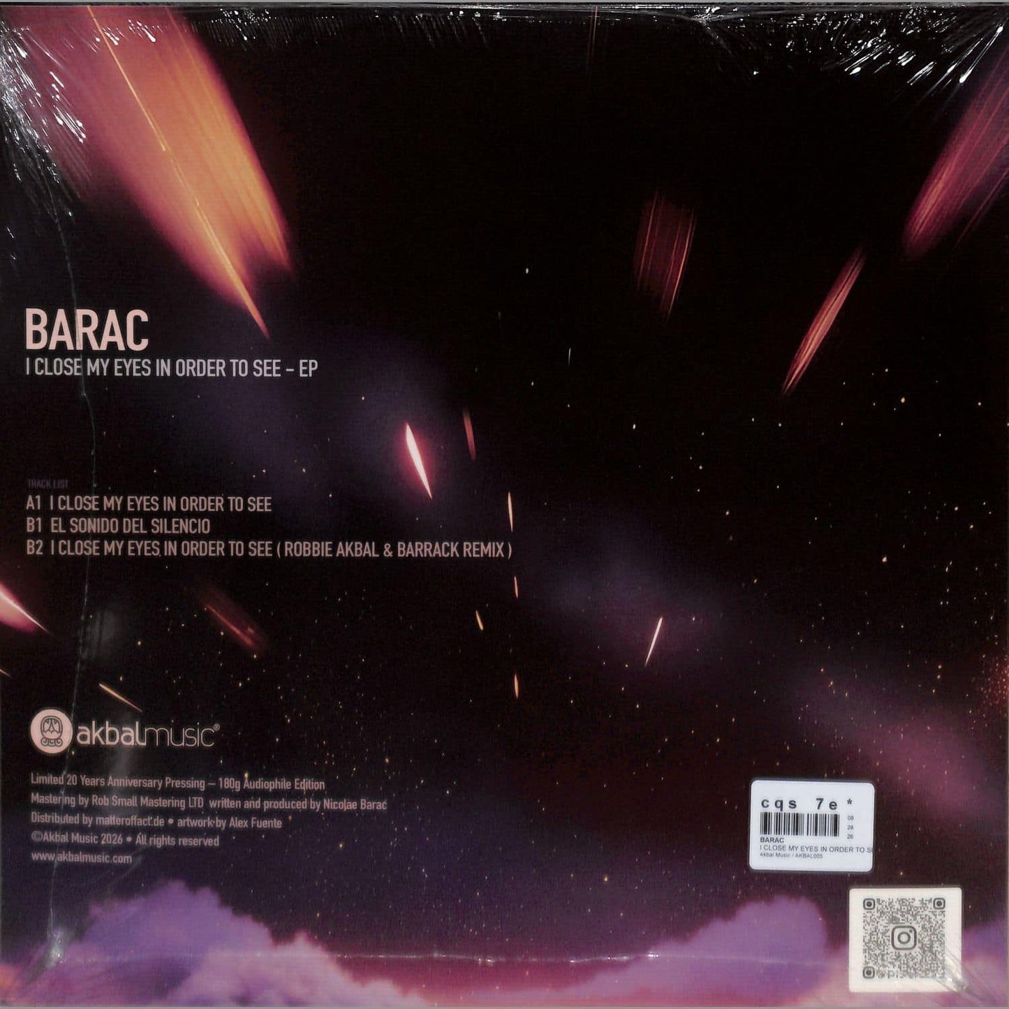BARAC – I CLOSE MY EYES IN ORDER TO SEE EP