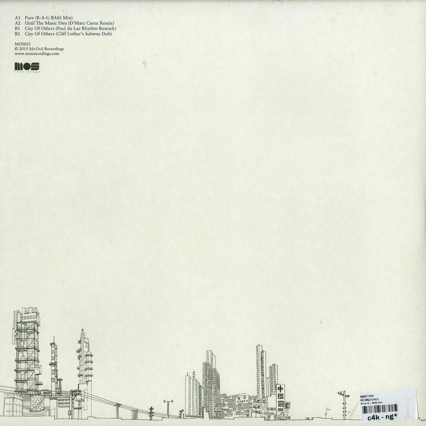 AROY DEE, R-A-G, D'MARC CANTU, PAUL DU LAC, CLIFF LOTHAR – RE-SKETCHED