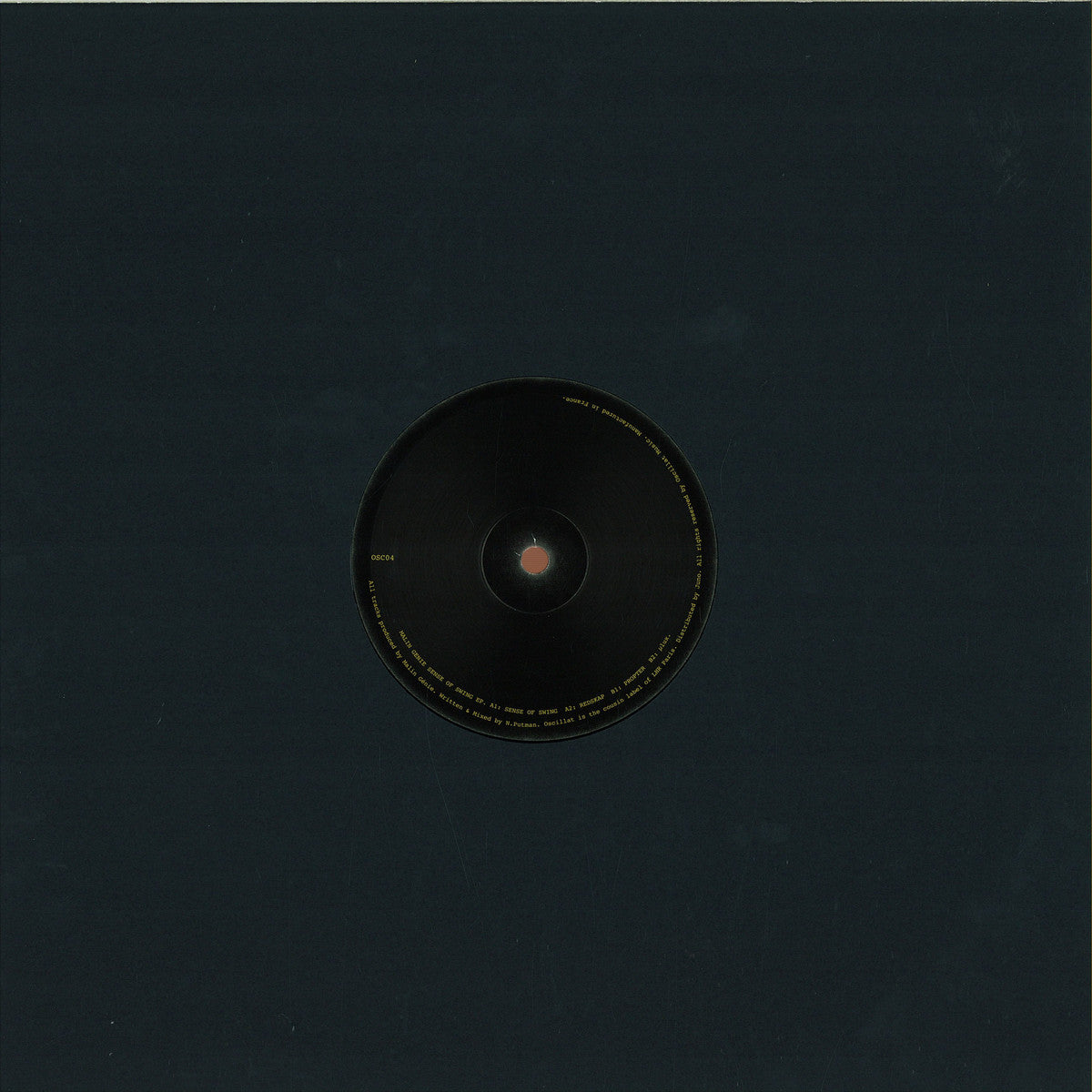Second Hand vinyl record Malin Genie – Sense of Swing EP with colorful album artwork and back cover details.