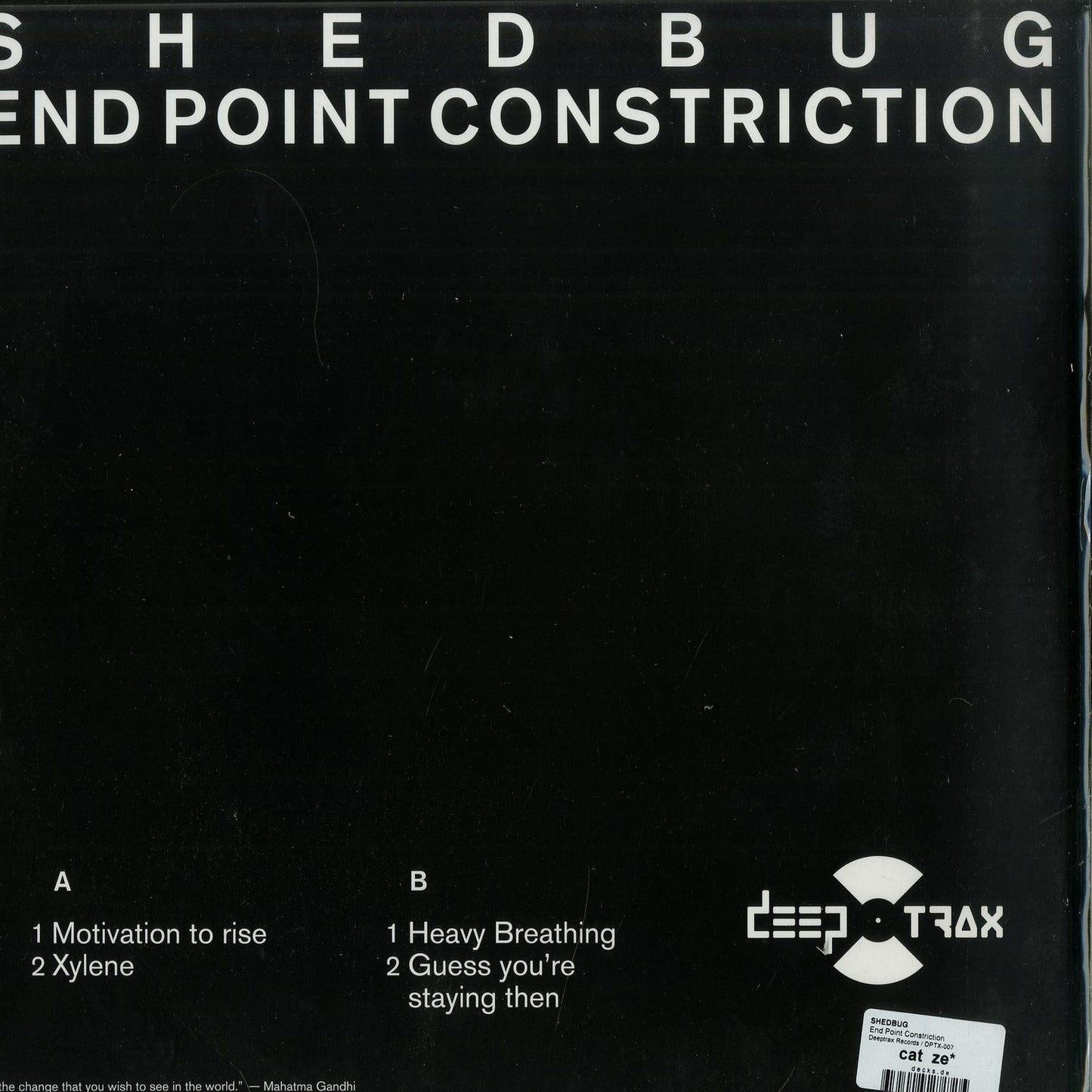 Shedbug – End Point Constriction