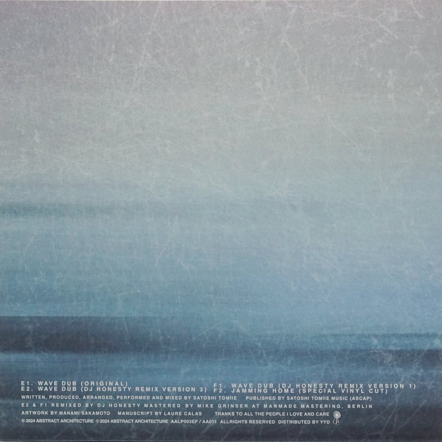 SATOSHI TOMIIE – MAGIC HOUR – DISK #3 – WAVE DUB