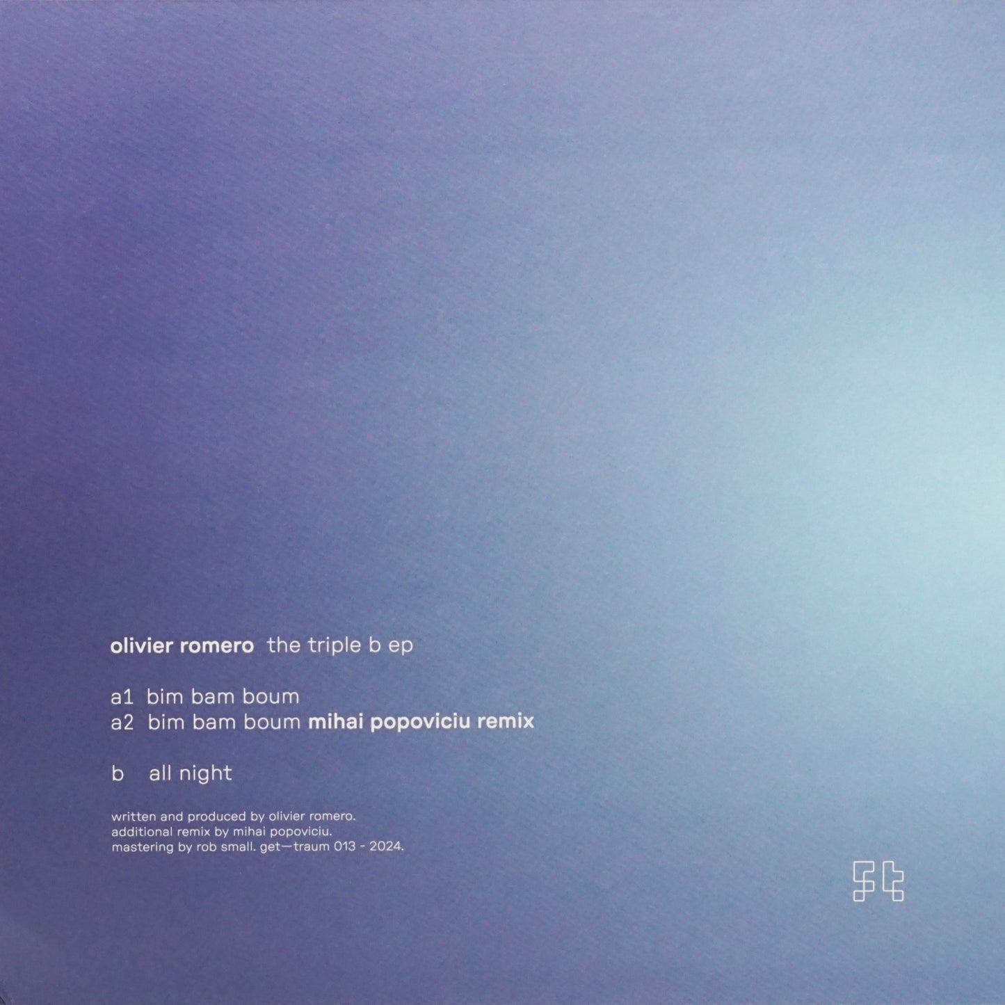 OLIVIER ROMERO – THE TRIPLE B