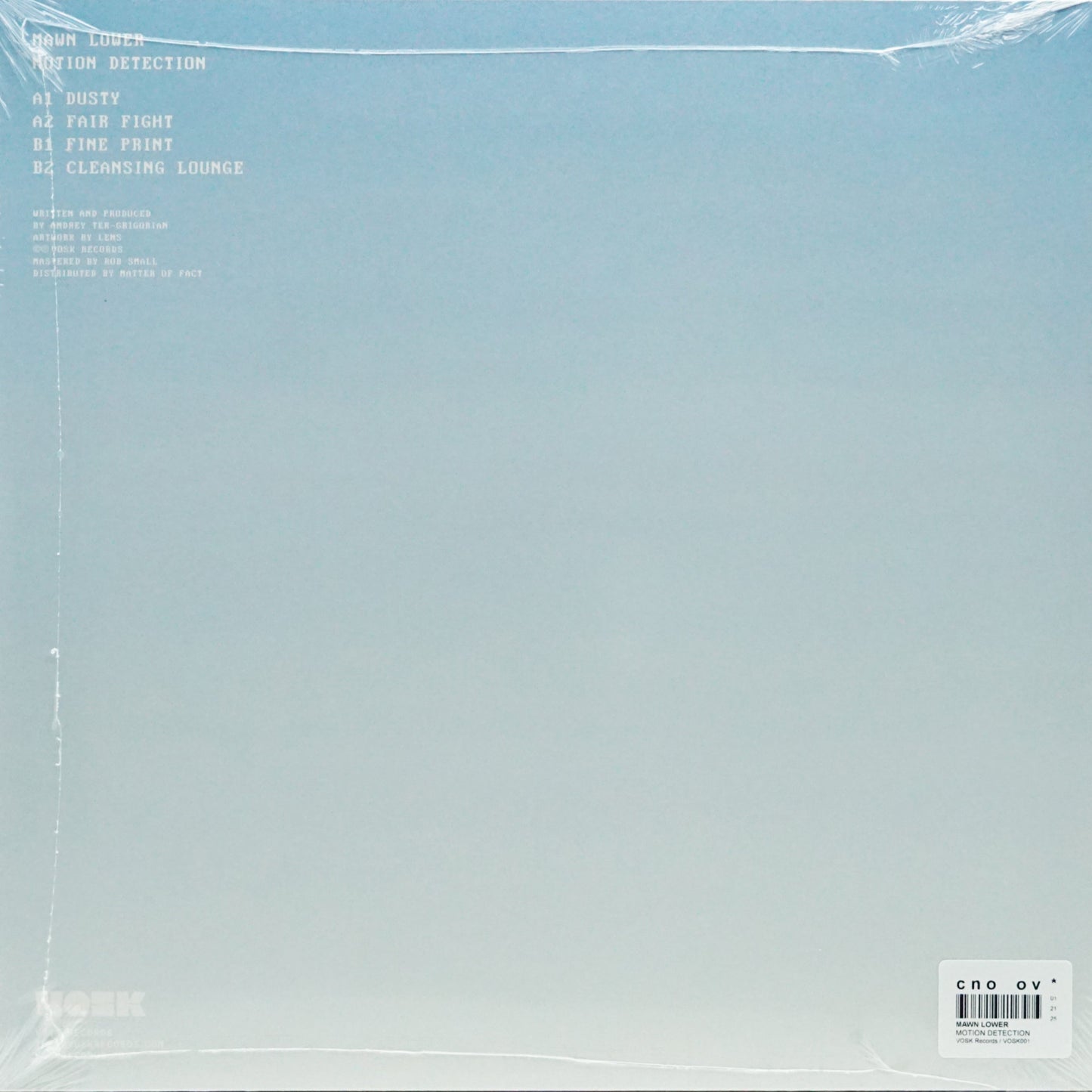 MAWN LOWER – MOTION DETECTION