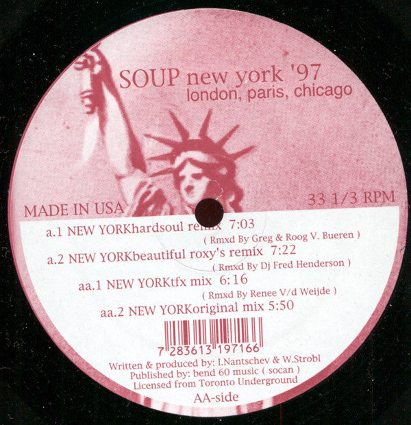 SOUP, HARDSOUL, FRED HENDERSON, TFX – NEW YORK ('97 REMIXES)