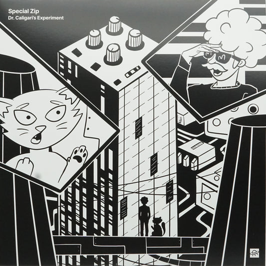 Vinyl record "SPECIAL ZIP" by TOKI FUKO from Dr. Caligari’s Experiment, produced by Vinyl Future, showing the record's colorful label.