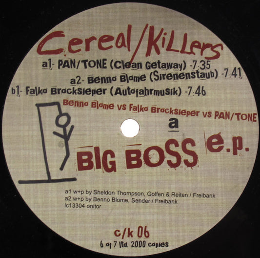 BENNO BLOME VS FALKO BROCKSIEPER VS PAN/TONE – BIG BOSS E.P.