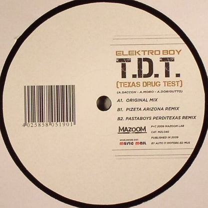 ELEKTRO BOY – T.D.T (TEXAS DRUG TEST)