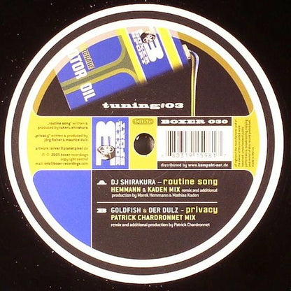 DJ SHIRAKURA / GOLDFISH & DER DULZ’ – TUNING#03