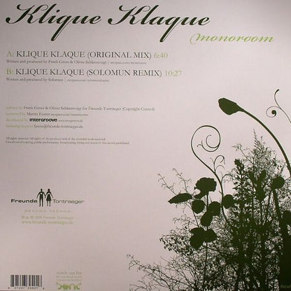 MONOROOM – KLIQUE KLAQUE