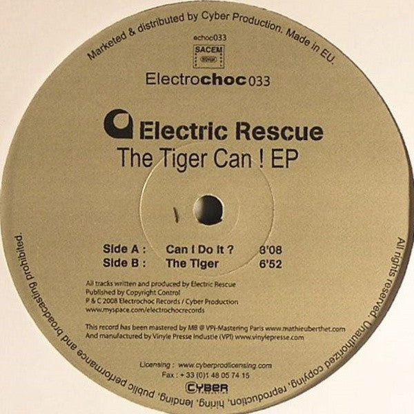 ELECTRO RESCUE – THE TIGER CAN! EP