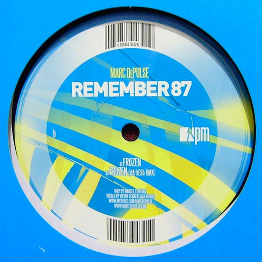 MARC DEPULSE – REMEMBER 87