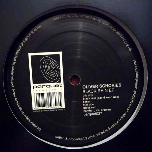 OLIVER SCHORIES – BLACK RAIN EP