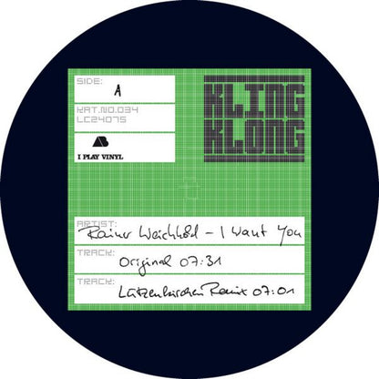 RAINER WEICHHOLD – I WANT YOU