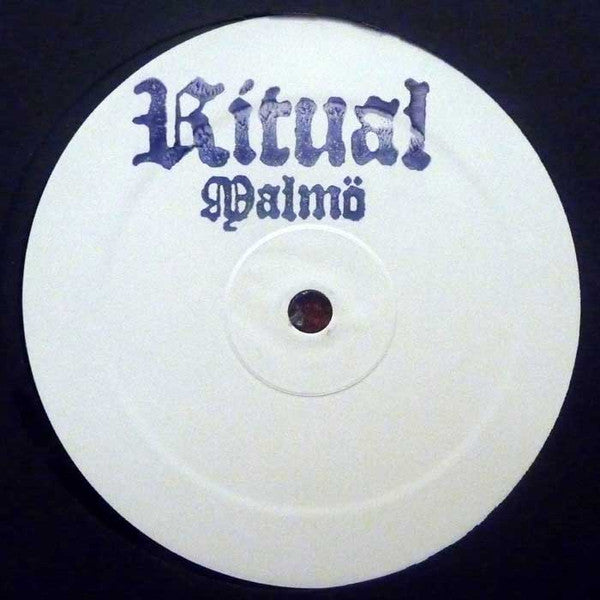 Vinyl record titled "Ritual Malmö 02" by Unknown Artist, second-hand edition, with colorful abstract cover art.