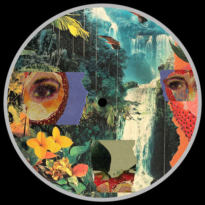 Vinyl record titled "Retracing the Steps" by WILBA, released by Subwax Distribution, shown with colorful album cover art.