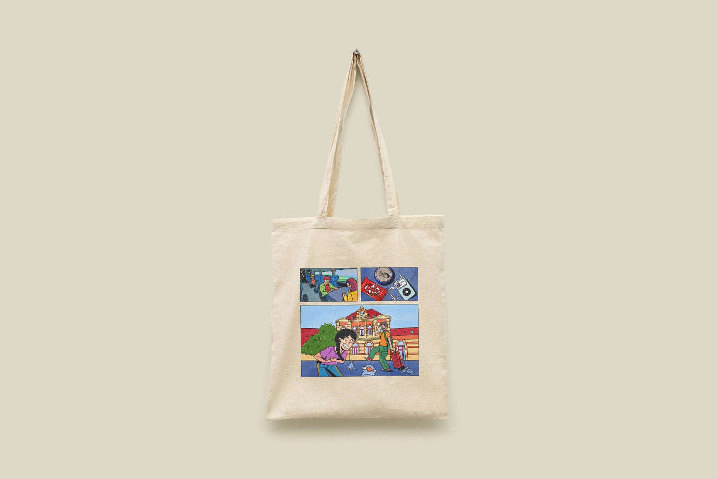 Chippy Chasers Tote 19 featuring a colorful design, sturdy handles, and spacious interior for everyday use.