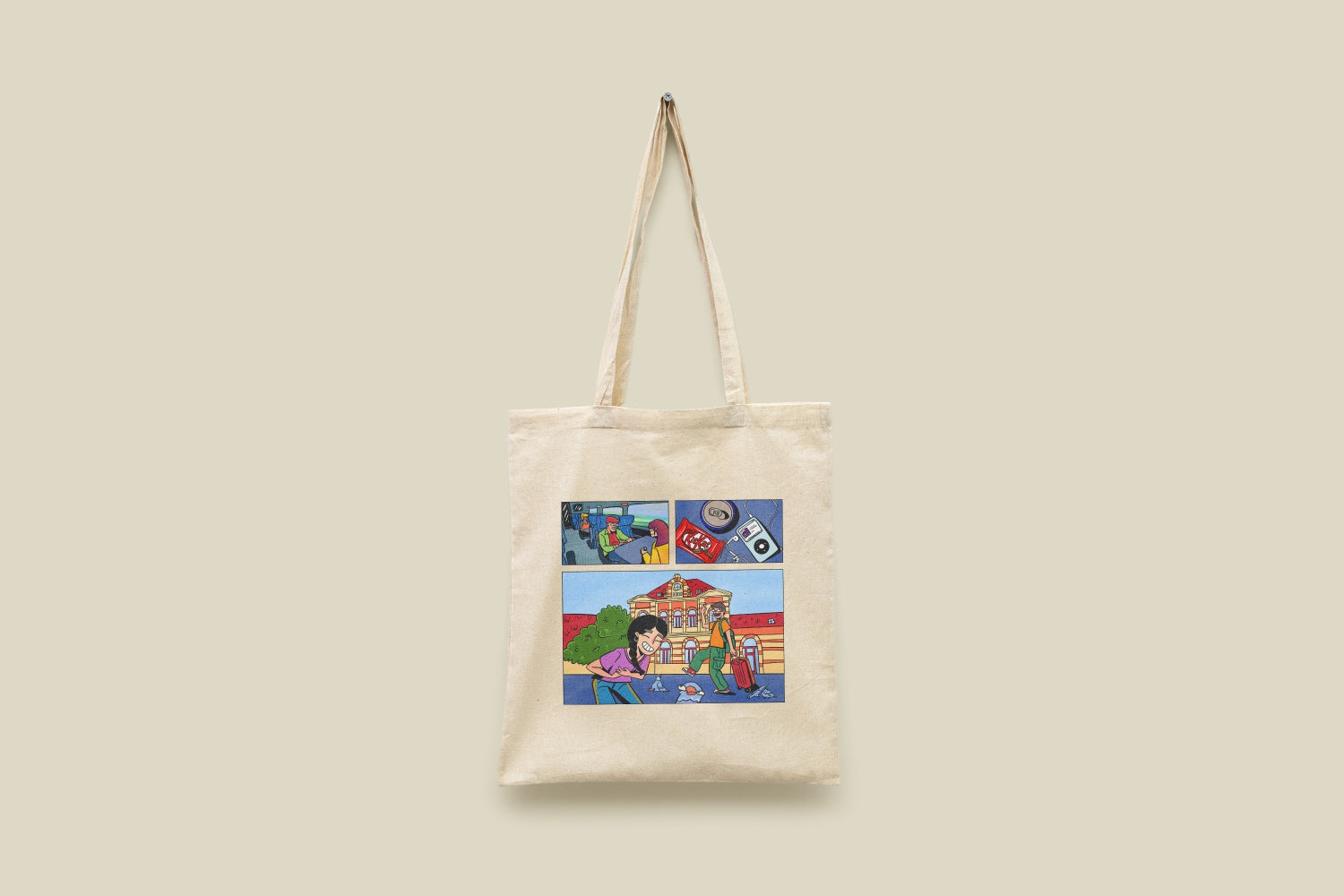 Chippy Chasers Tote 19 featuring a colorful design, sturdy handles, and spacious interior for everyday use.