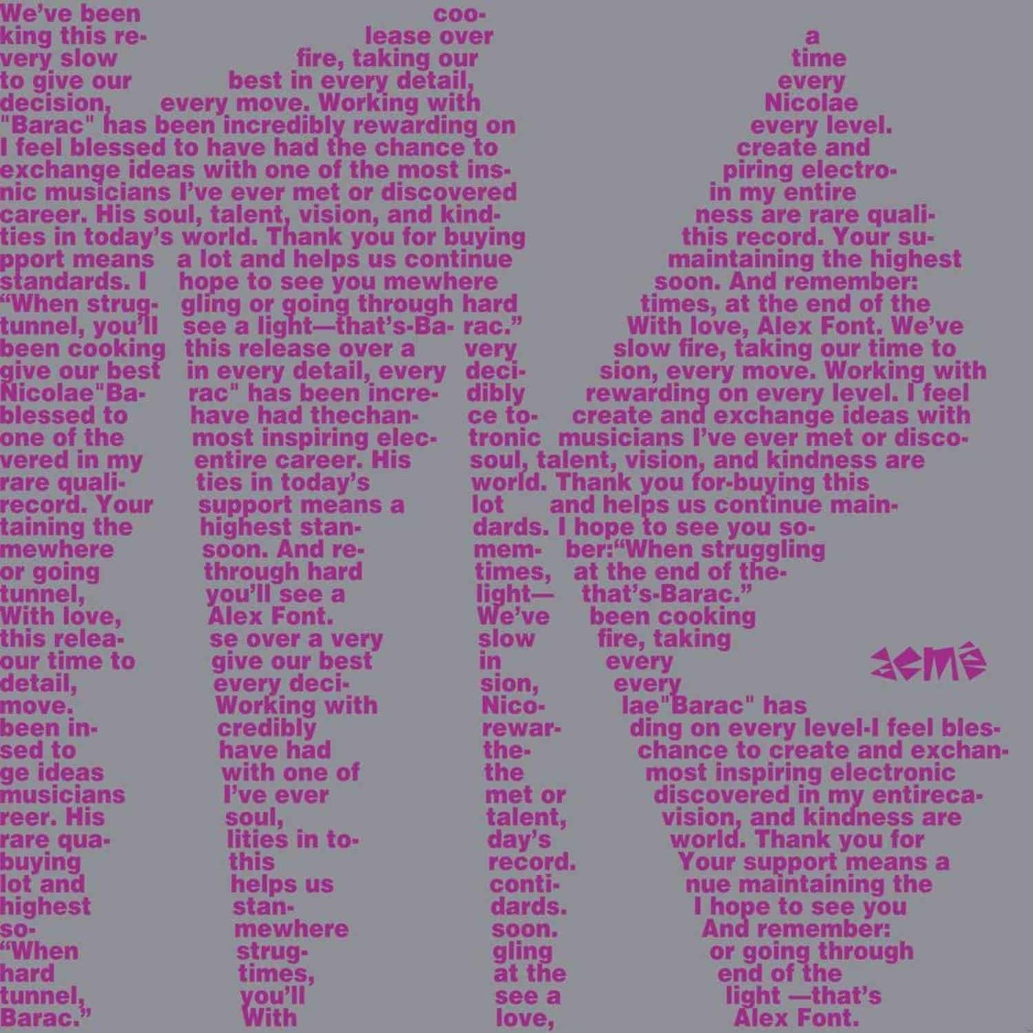 ALEX FONT & BARAC – ACME 13