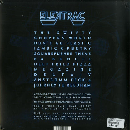 Second Hand SHOBALEADER ONE – ELEKTRAC vinyl record with colorful label and black vinyl, close-up shot.
