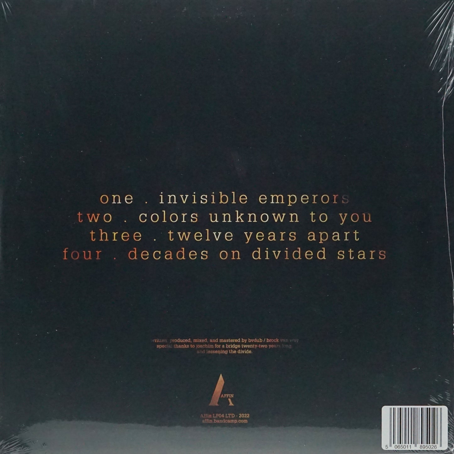BVDUB – DECADES ON DIVIDED STARS