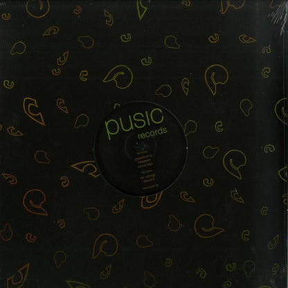 Decks Marcel Lune vinyl record from the Pusic Records EP, showing the back cover with artwork and track listing.