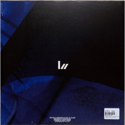 Back of vinyl record by Paul St. Hilaire, Tikiman Vol. 1, showing the black record with label details.
