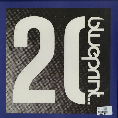Second Hand vinyl record of RUMAH & PROGRESSION’s wind-up and squeeze EP, showing the back cover with artwork and text.