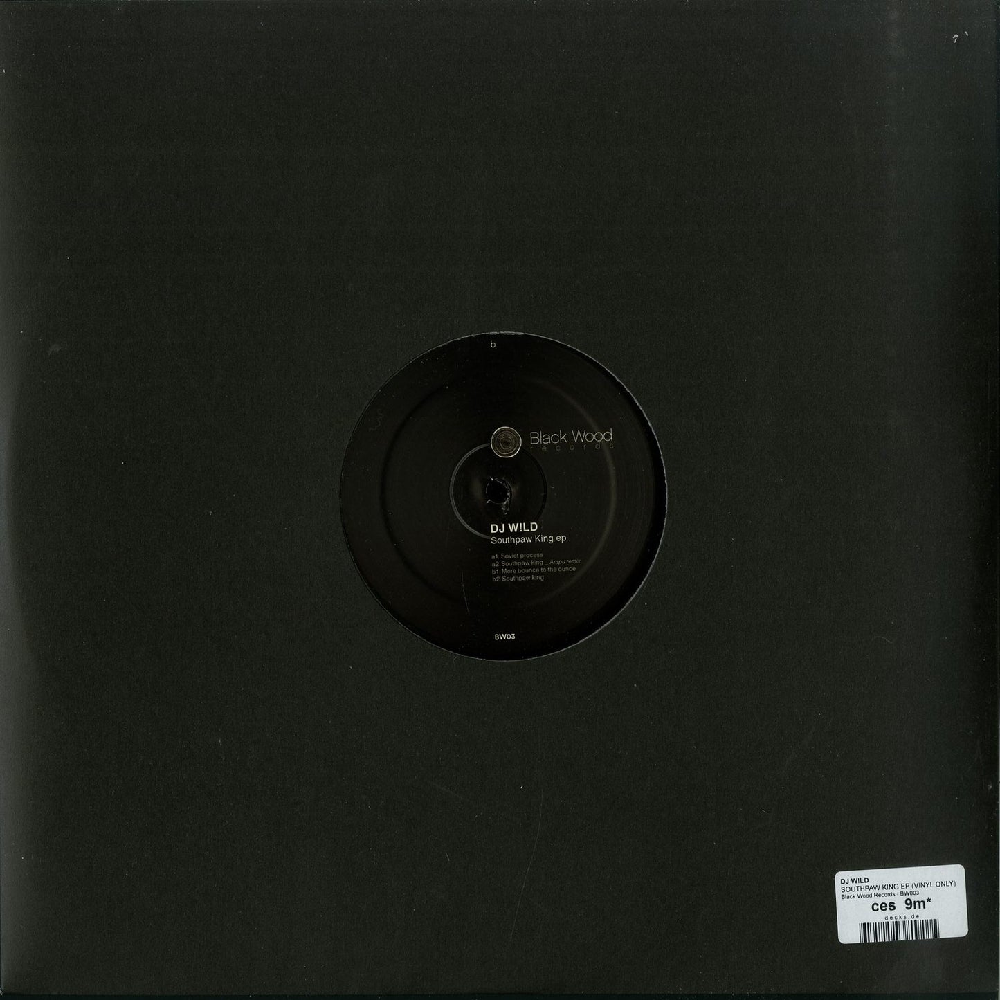 DJ W!LD, ARAPU – SOUTHPAW KING EP - Chippy Chasers Record Store