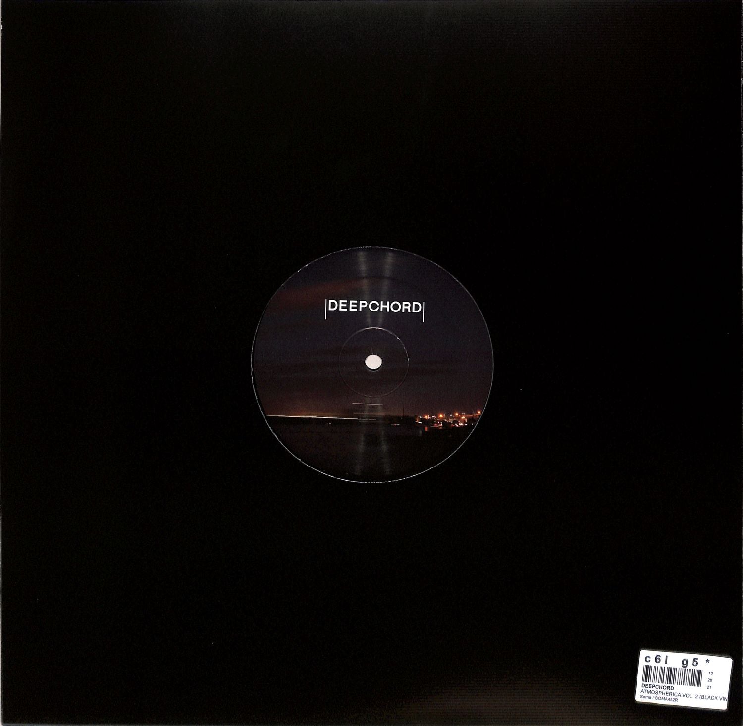 Back of Rubadub Deepchord Atmospherica Vol. 2 vinyl record with artwork and label details visible.