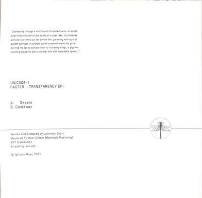 FASTER – TRANSPARENCY EP (PART I)