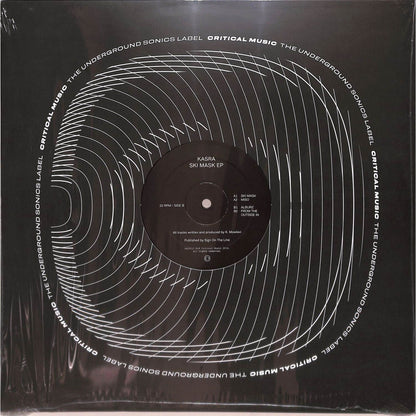 Triple Vision KASRA vinyl record with colorful cover art, featuring the Ski Mask EP design and back cover details.