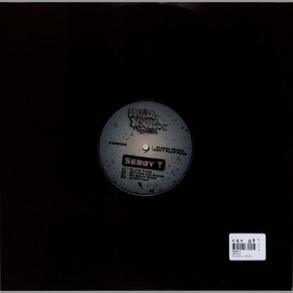 Triple Vision SEBBY T SMR009 vinyl record back cover featuring colorful abstract artwork and track information.