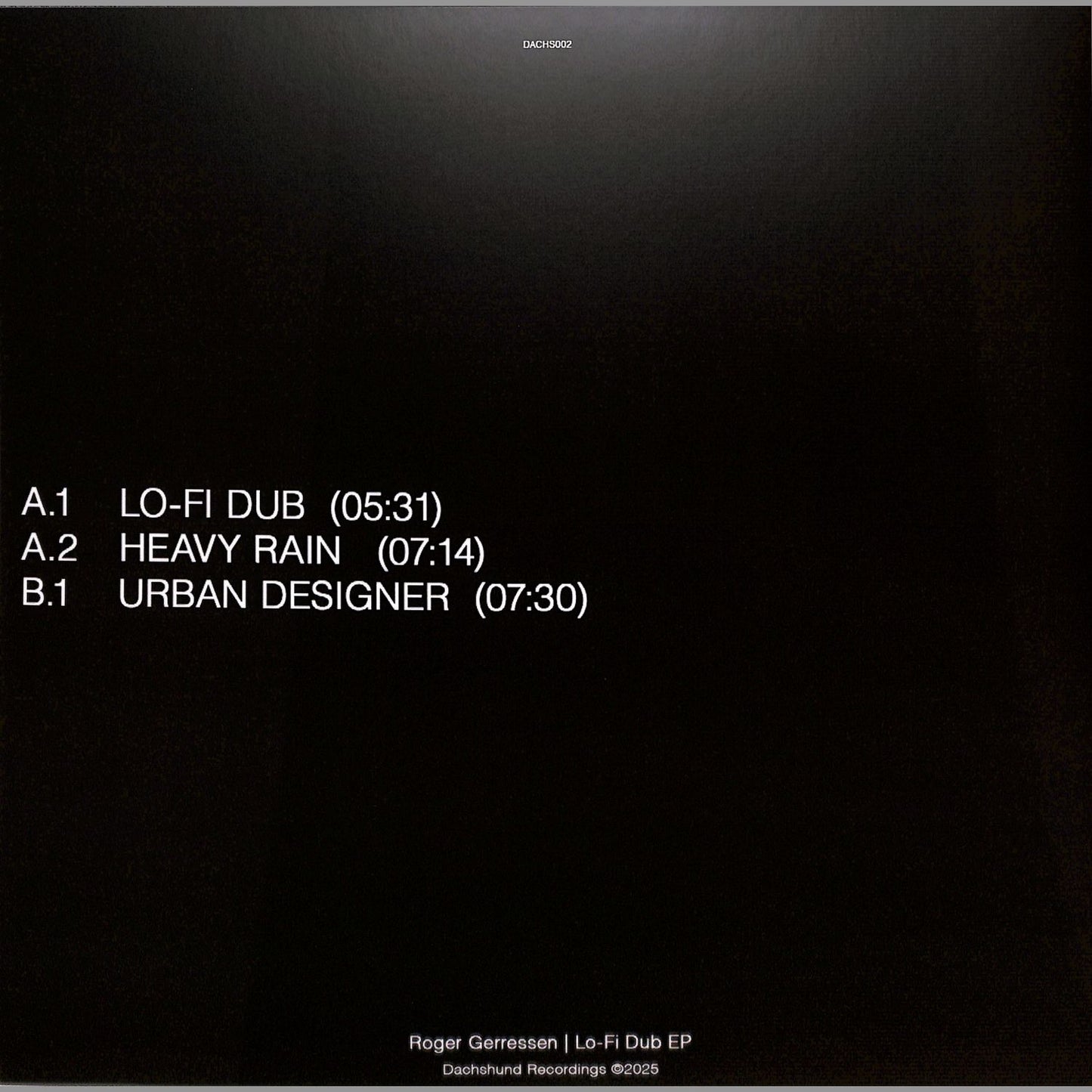ROGER GERRESSEN – LO-FI DUB EP