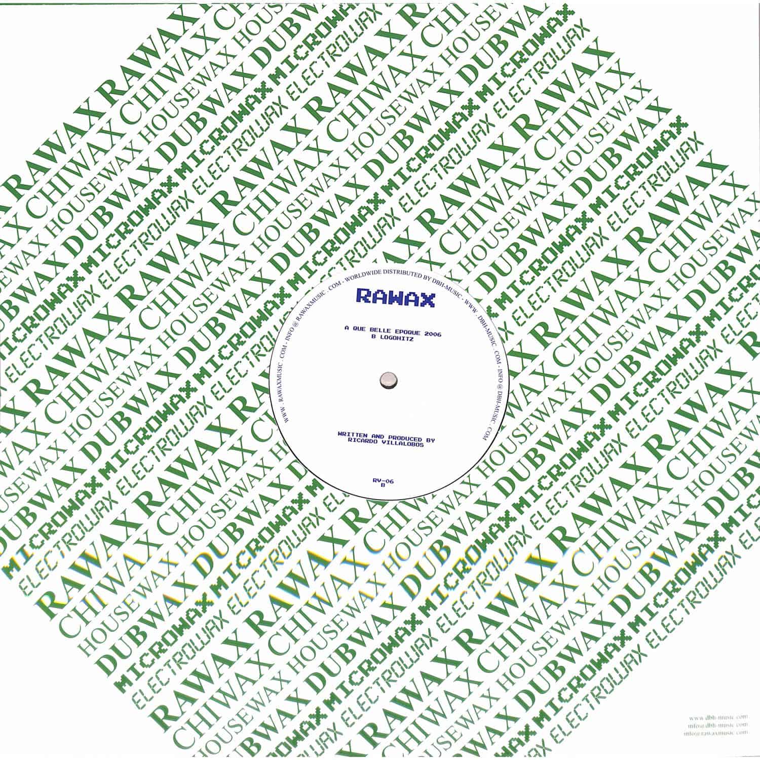 DBH vinyl record titled Salvador Part II/III by Ricardo Villalobos, showing the album cover with colorful abstract art.