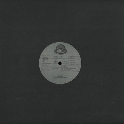 Back side of Vinyl Future Relaxant – Important Exportant vinyl record with visible label and grooves in a close-up shot.