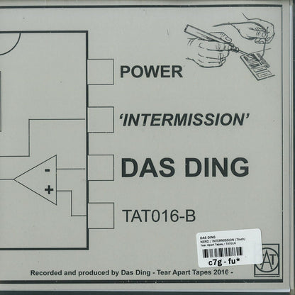 Second Hand DAS DING – NERD / INTERMISSION vinyl record with album cover artwork showing colorful design and text.
