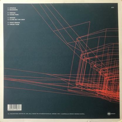 Back of Second Hand JOEL MULL Imagination vinyl record with artwork and tracklist visible on the cover.