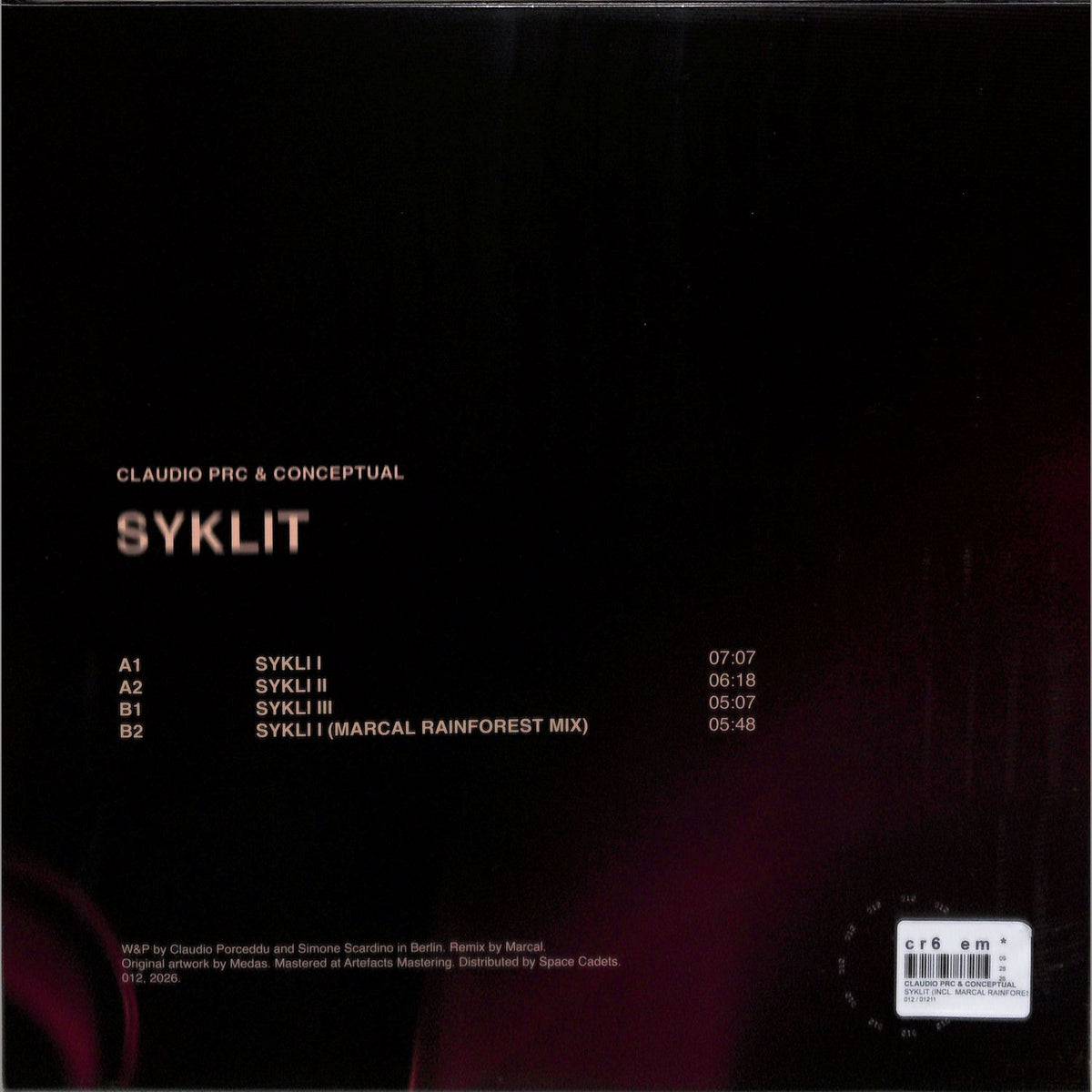 CLAUDIO PRC & CONCEPTUAL – SYKLIT