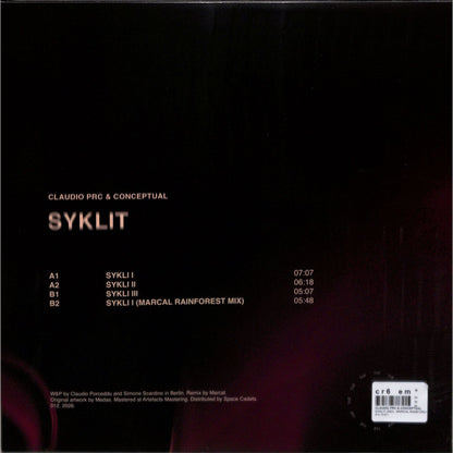 CLAUDIO PRC & CONCEPTUAL – SYKLIT