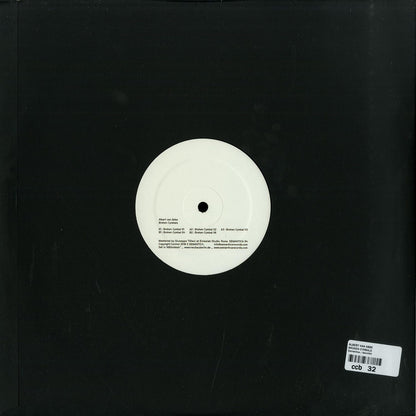 Second Hand vinyl record of Albert Van Abbe's "Broken Cymbals" showing the back cover with artwork and track details.