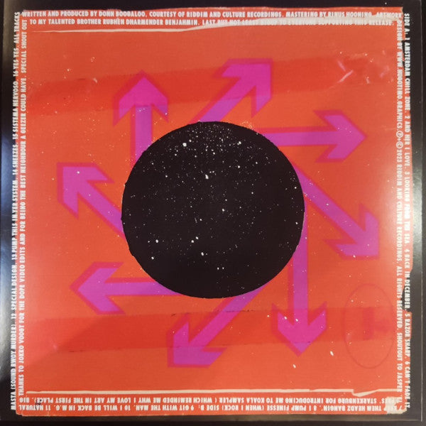 Second Hand DONN BOOGALOO vinyl record titled "Through Time and Space" shown from the back with visible album artwork.